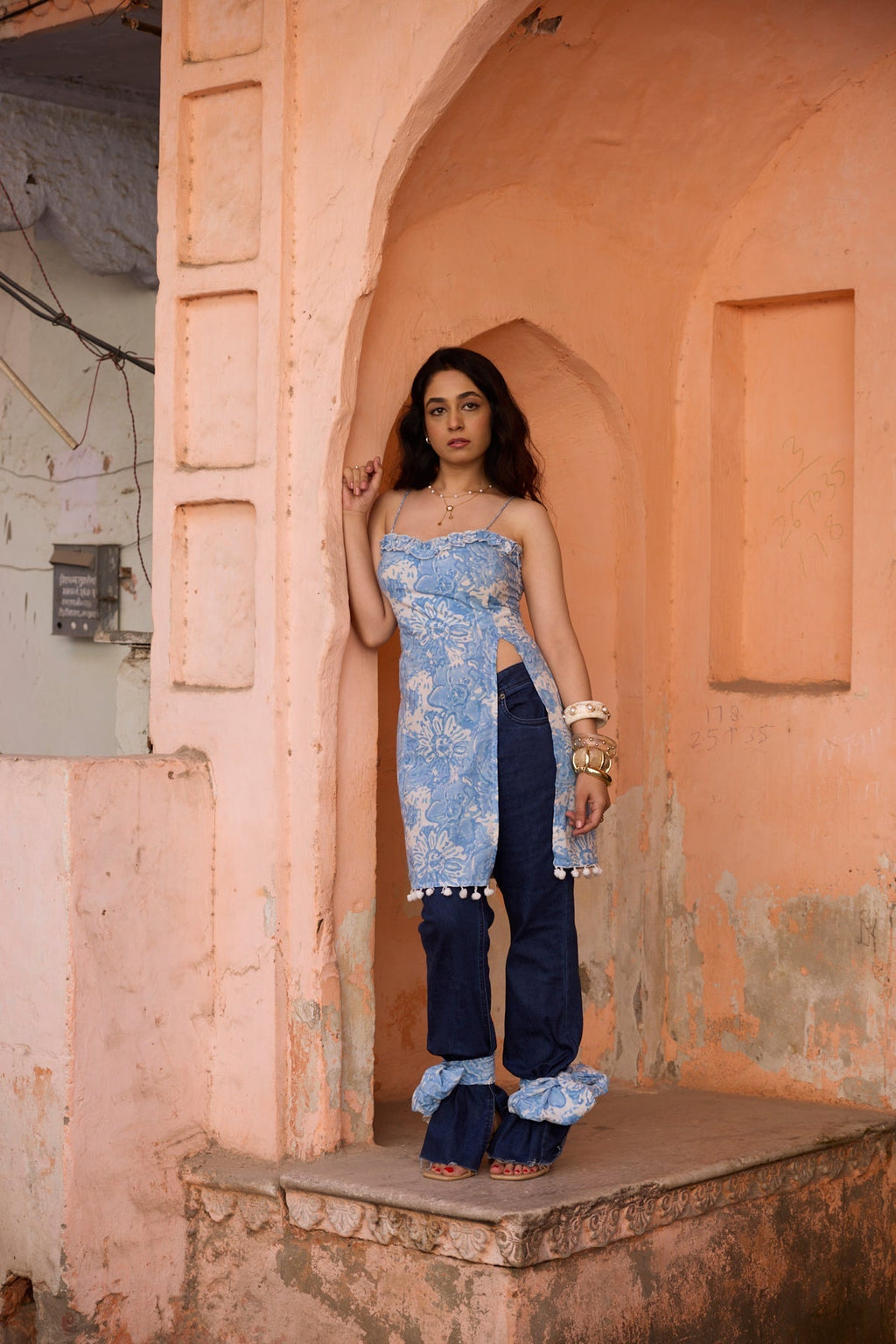 Block print kurti