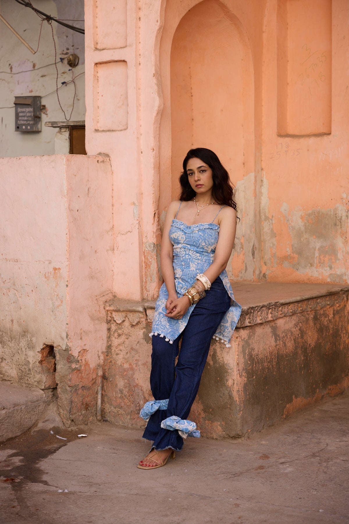 Block print kurti