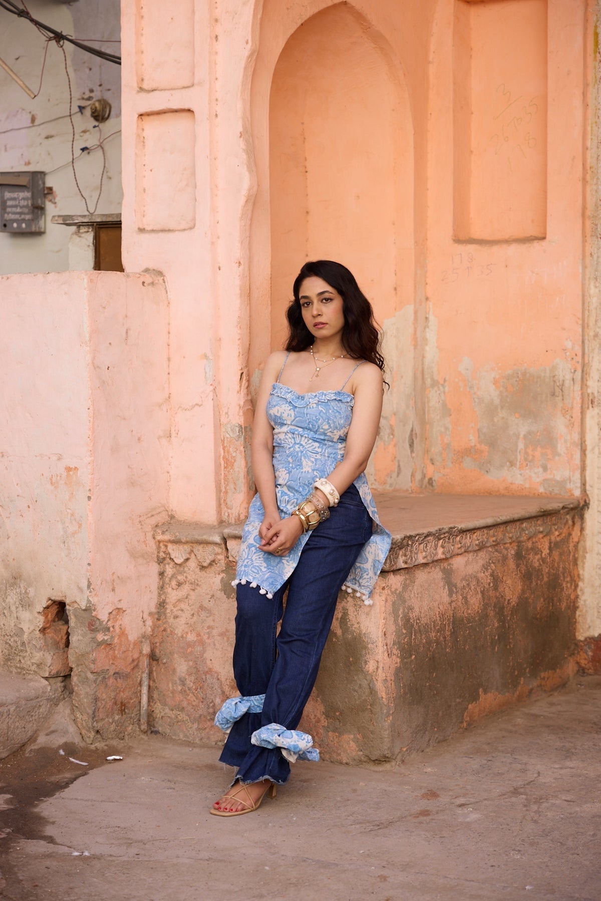 Block print kurti