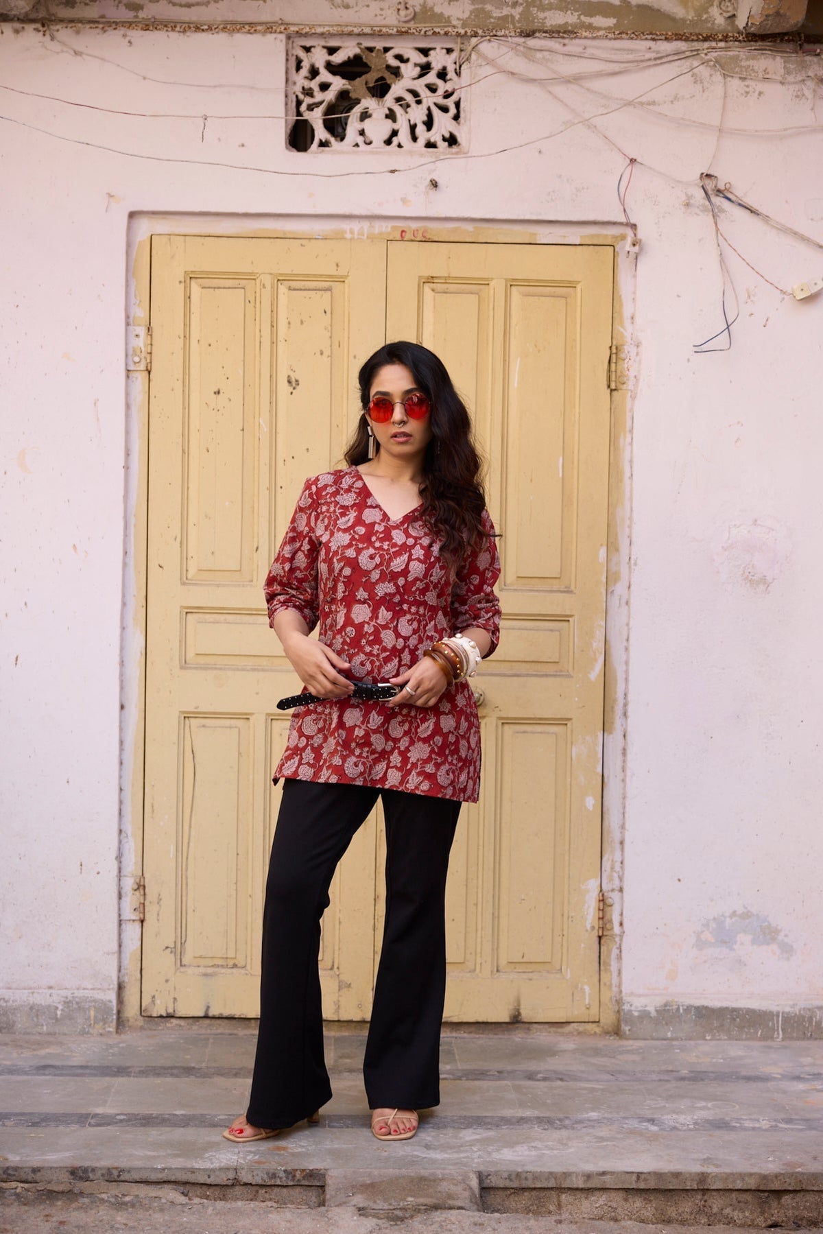 Traditional print kurti