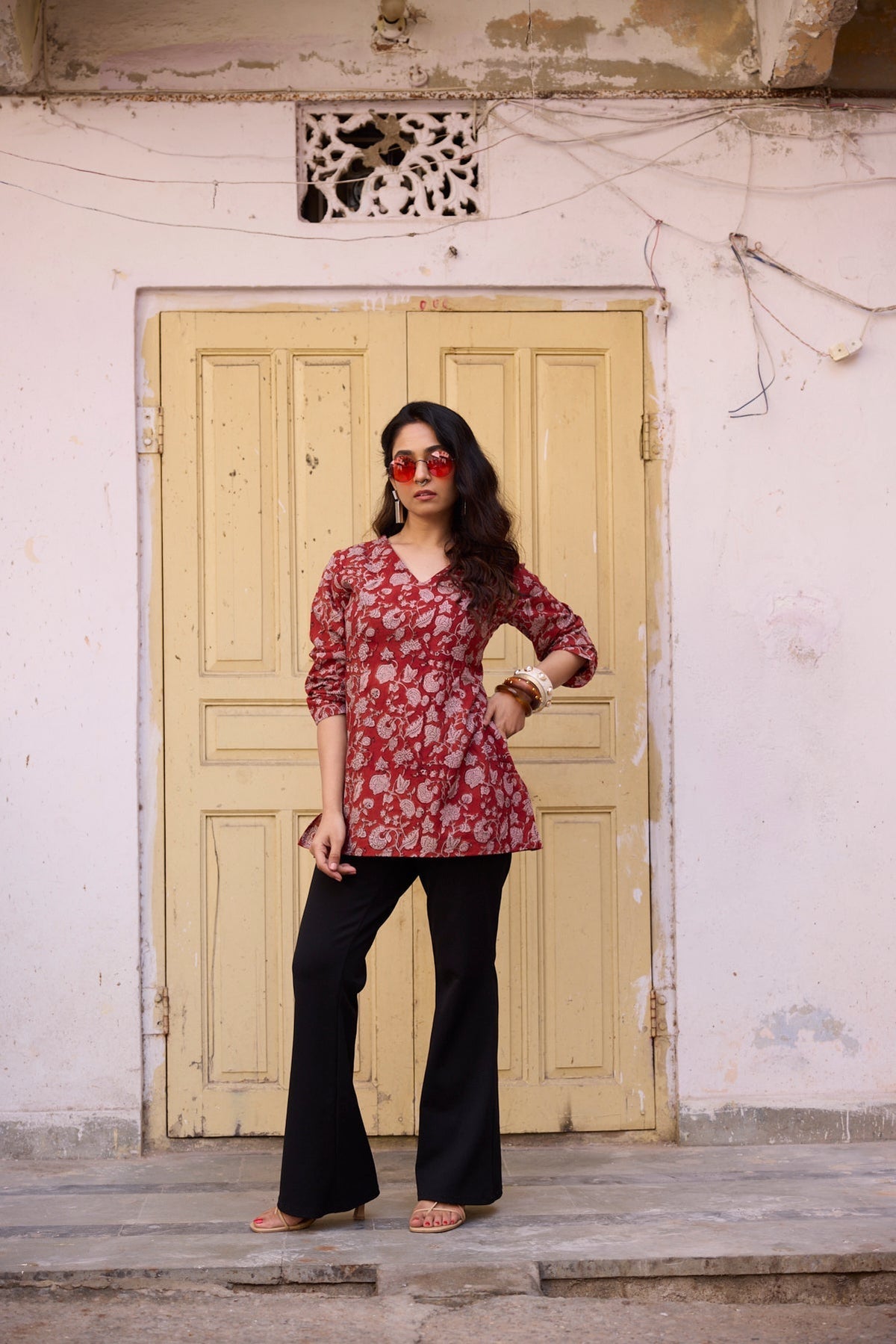 Traditional print kurti