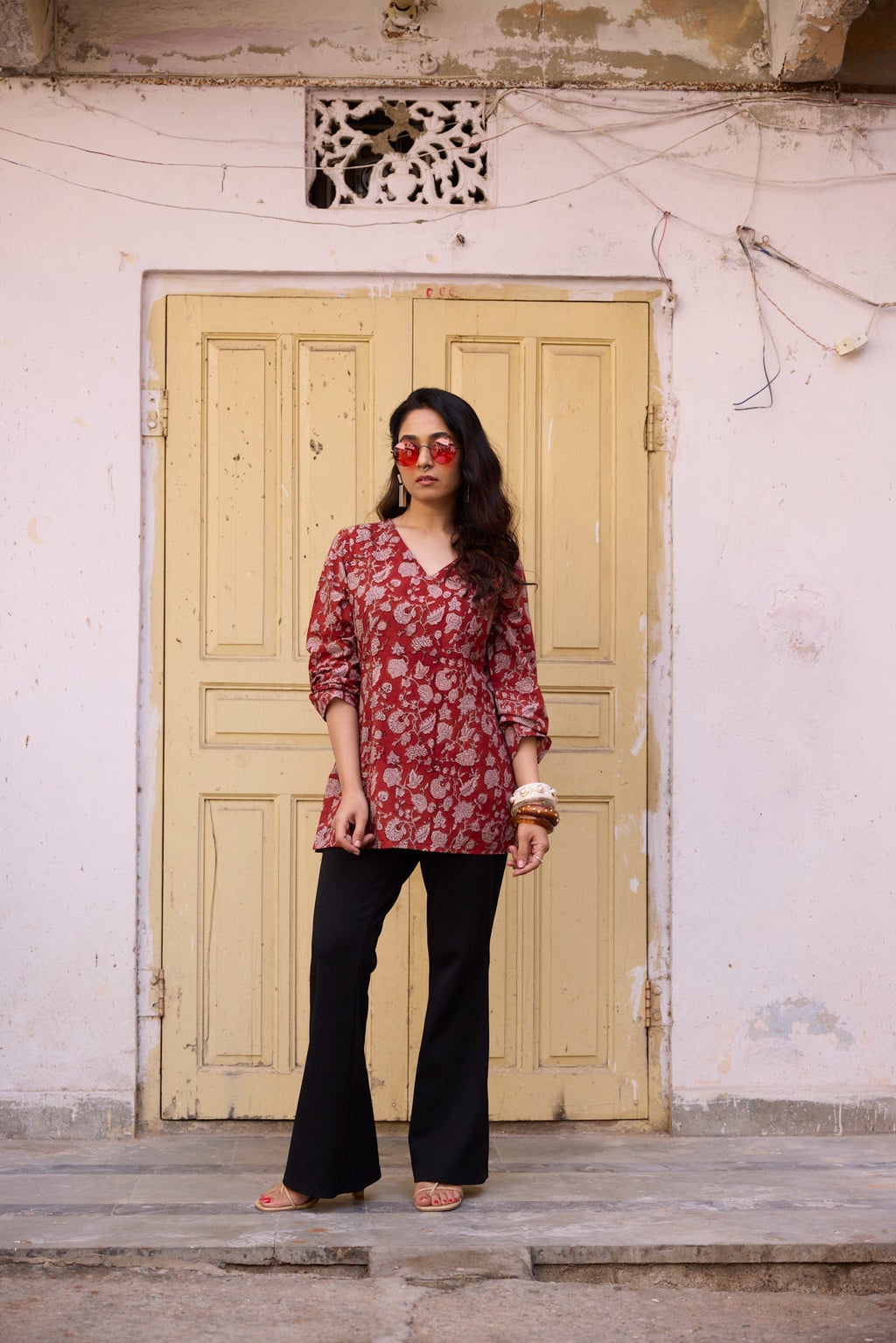 Traditional print kurti