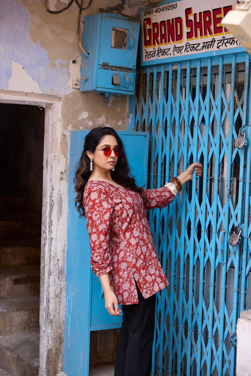 Traditional print kurti