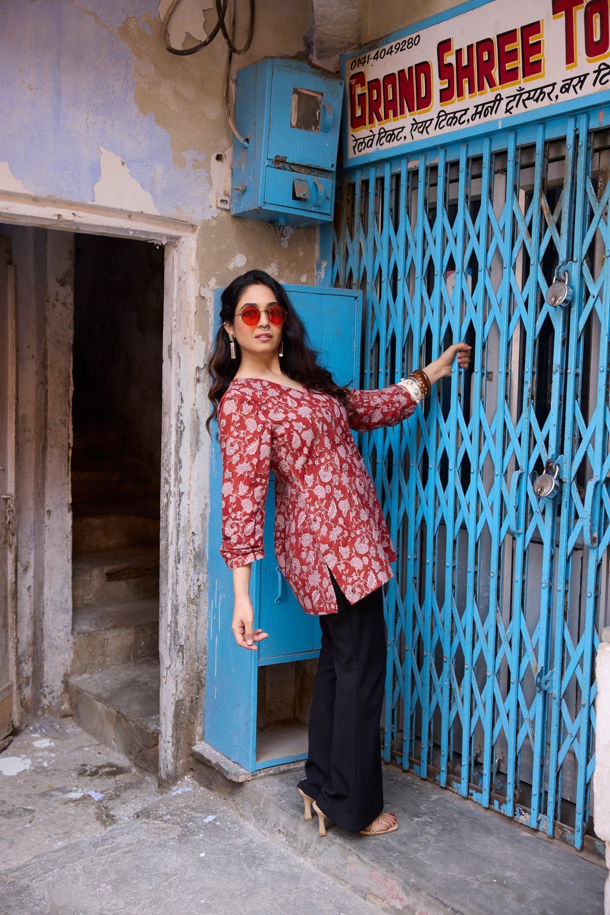 Traditional print kurti