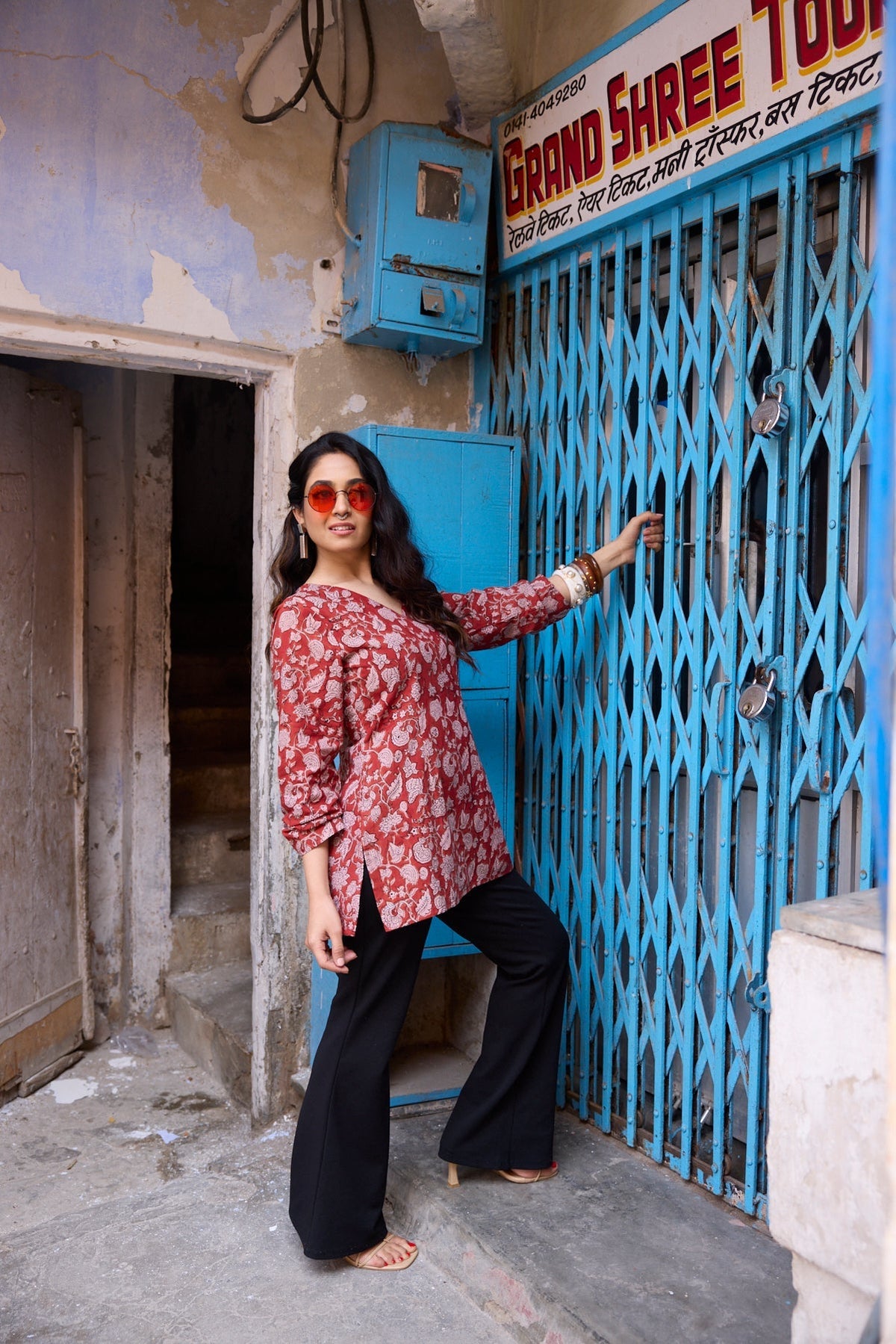 Traditional print kurti