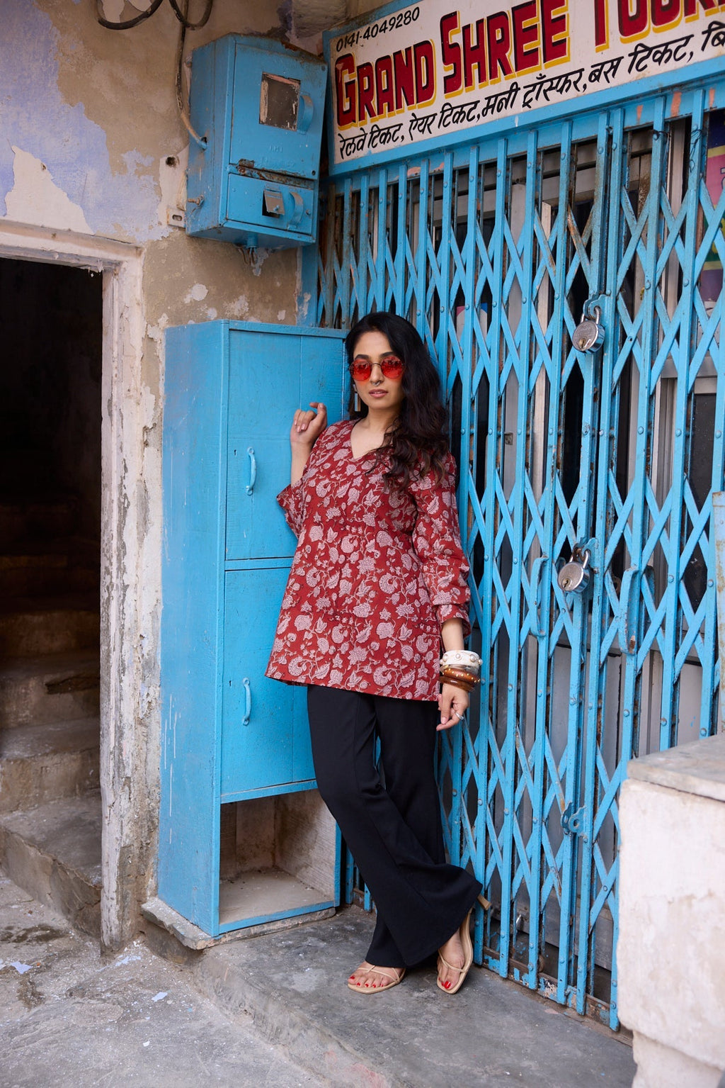 Traditional print kurti